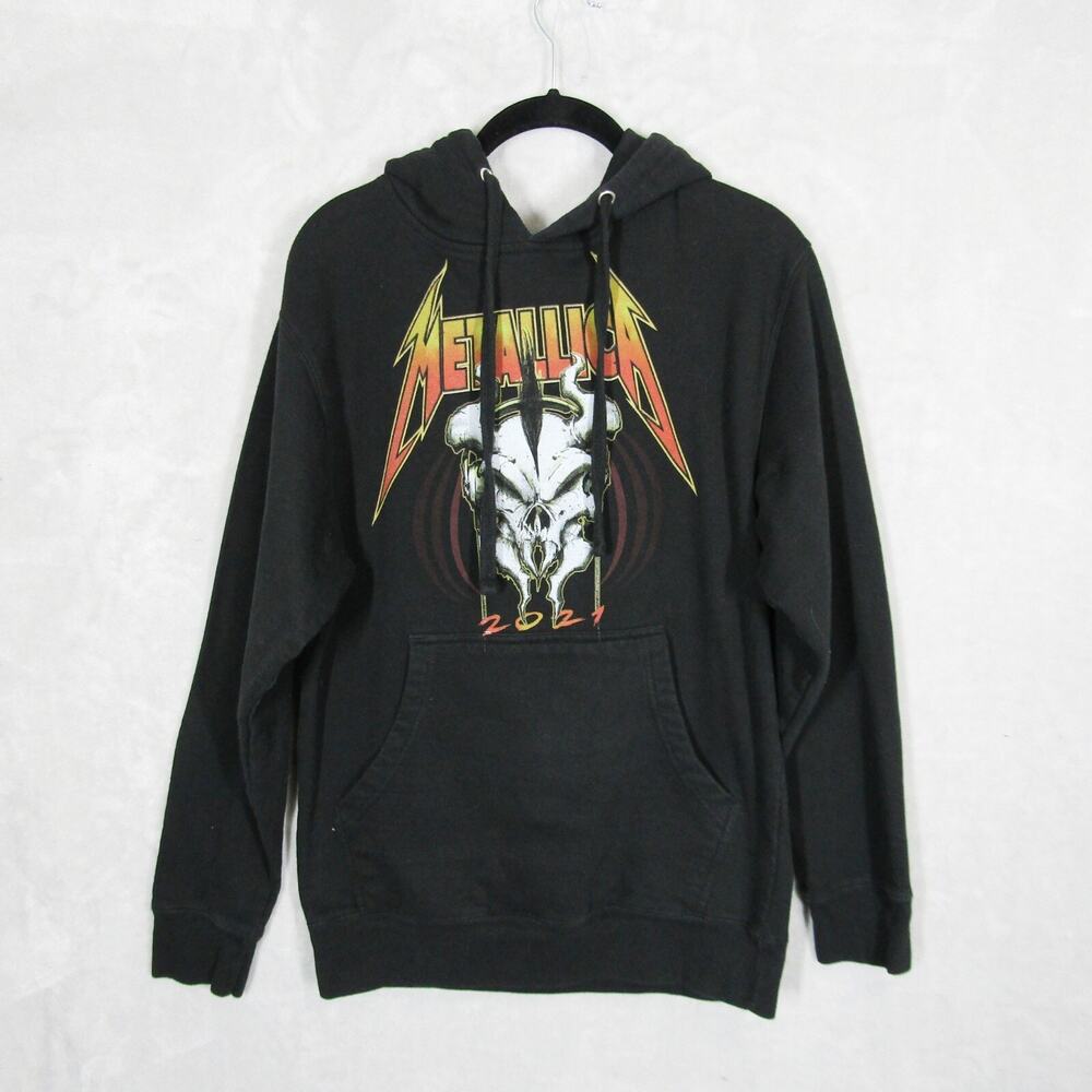 Metallica Hoodie Mens Small Collectible 2021 Tour Sweatshirt Rock Band Graphic